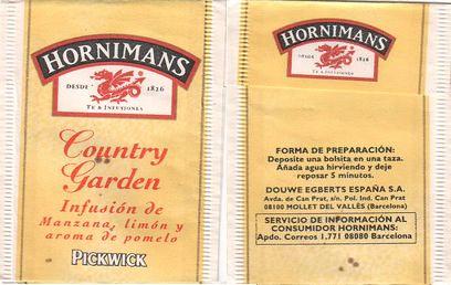 Pickwick N Hornimans Country Garden Infusion De Manzana Limon Y Aroma De Pomelo