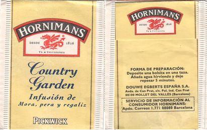 Pickwick N Hornimans Country Garden Mora Pera Y Regaliz