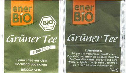 Rossmann Ener Bio XWP86 Grüner Tee