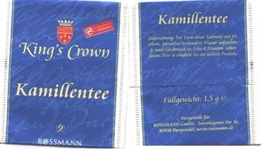 Rossmann Kings Crown Kamillentee