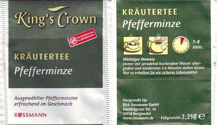 Rossmann Kings Crown XWP48 Pfefferminze