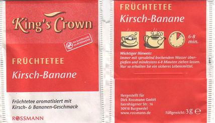 Rossmann Kings Crown XWP52 Früchtetee Kirsch Banane