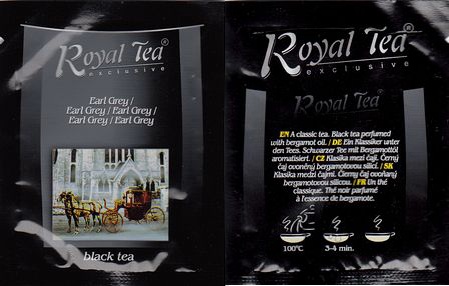 Růžová Čajovna Royal Tea Black Tea Earl Grey Foil