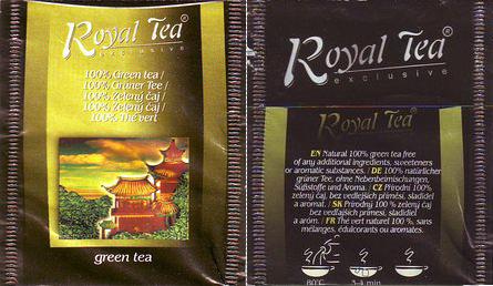 Růžová Čajovna Royal Tea Zelený Čaj English