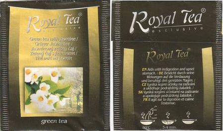 Růžová Čajovna Royal Tea Zelený Čaj Jasmínový English