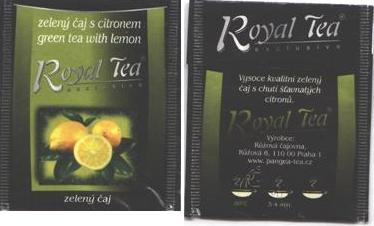 Růžová Čajovna Royal Tea Zelený Čaj s Citronem