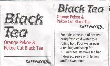 Safeway Black Tea Orange Pekoe & Pekoe Cut Black Tea