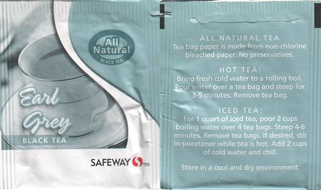 Safeway Earl Grey Black Tea