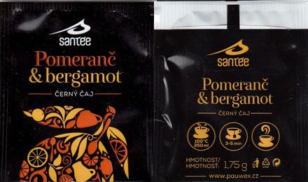 Santee 03 Pomeranč & Bergamot Černý Čaj