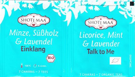 Shotimaa 04 7 Chakras Minze Süssholz & Lavendel