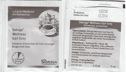 Sidroga 01216507 Earl Grey