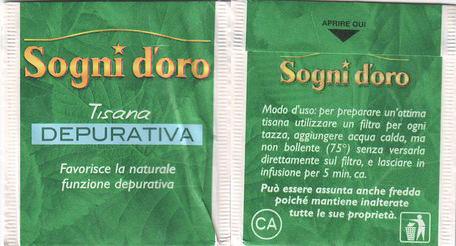 Sogni D Oro 445230 Tisana Depurativa