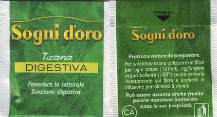 Sogni D Oro 445231 Tisana Digestiva