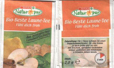 Spar Natur Pur Bio Beste Laune Tee