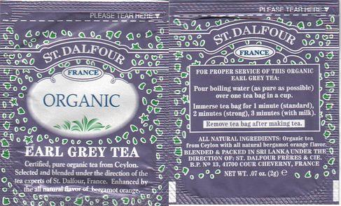 St Dalfour Organic Earl Grey Tea