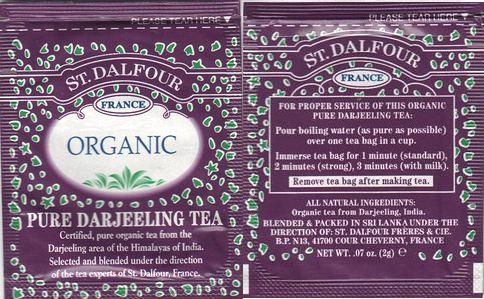 St Dalfour Organic Pure Darjeeling Tea