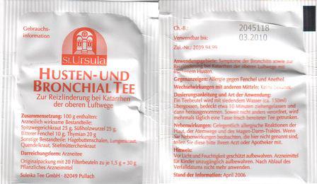 St Ursula Husten Und Bronchail Tee