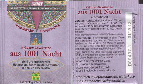 Salus Kräuter Gewürztee Aus 1001 Nacht