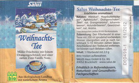 Salus Weihnachtstee