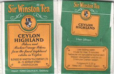 Sir Winston Tea Ceylon Highland