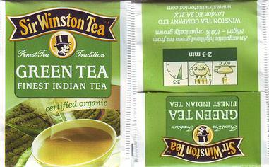 Sir Winston Tea Green Tea Finest Indian Tea