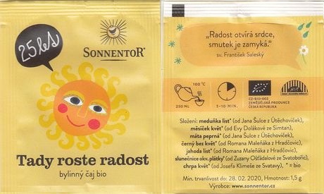 Sonnentor 25 Let Tady Roste Radost Sv Frantisek Salesky