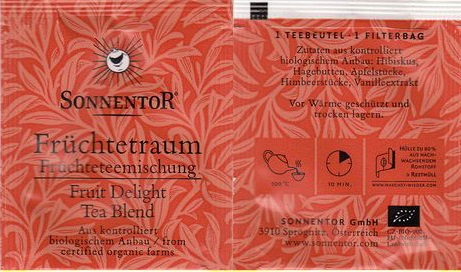 Sonnentor Früchtetraum Fruchteteemischung Farms