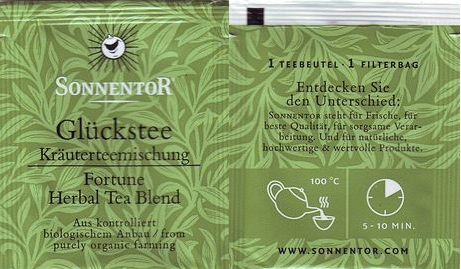 Sonnentor Gluckstee Krauterteemischung Farming No Flap