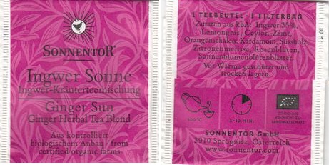 Sonnentor Ingwer Sonne Farms