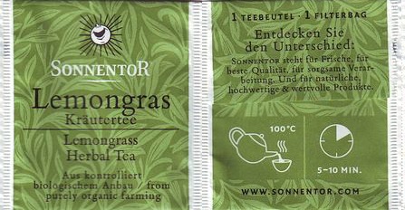 Sonnentor Lemongras Kräutertee Farming