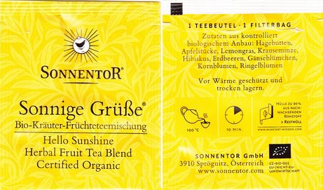 Sonnentor Sonnige Gruse R Certified Organic