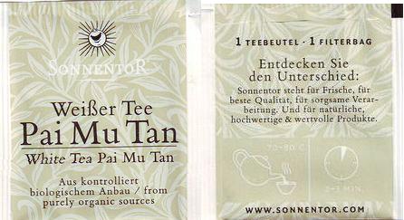 Sonnentor Weisser Tee Pai Mu Tan 2 S