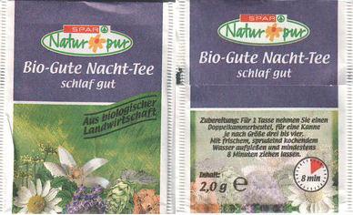 Spar Natur Pur Bio Gute Nacht Tee