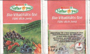 Spar Natur Pur Bio Vitalitats Tee