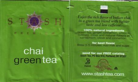 Stash Chai Green Tea