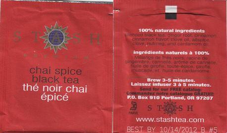 Stash Chai Spice Black Tea 2