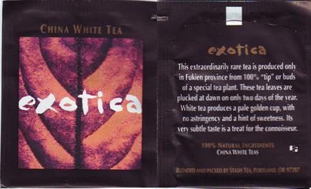 Stash Exotica China White Tea