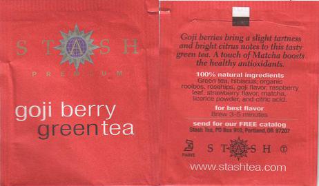 Stash Goji Berry Green Tea