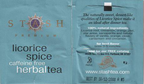 Stash Licorice Spice Herbal Tea