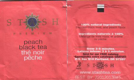 Stash Peach Black Tea 2