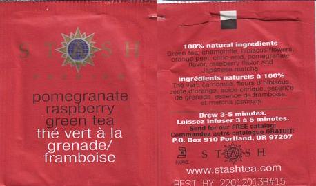 Stash Pomegranate Raspberry Green Tea 2