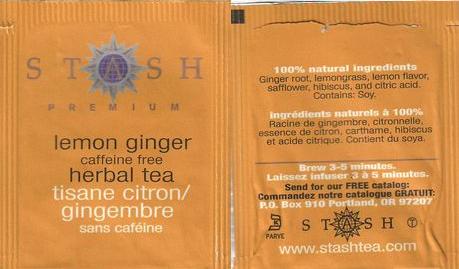 Stash Premium Lemon Ginger Herbal Tea 2