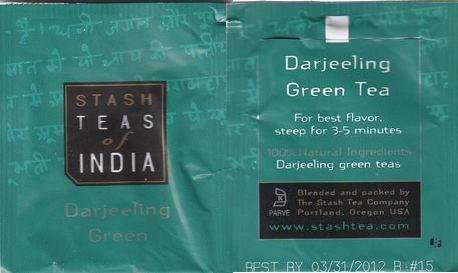 Stash Teas of India Darjeeling Green