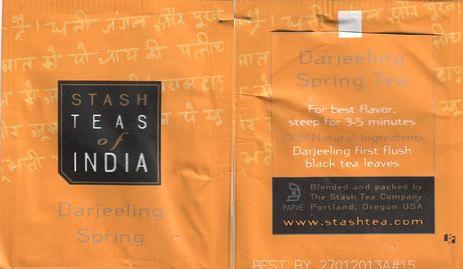 Stash Teas of India Darjeeling Spring