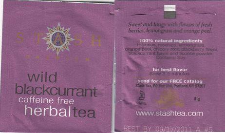 Stash Wild Blackcurrant Herbal Tea