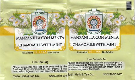 Tadin 03 Manzanilla Con Menta Chamomile With Mint