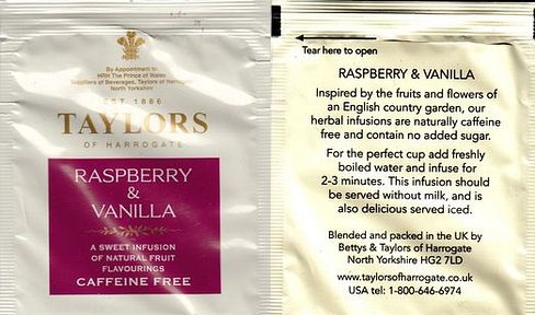 Taylors of Harrogate 03 Raspberry & Vanilla