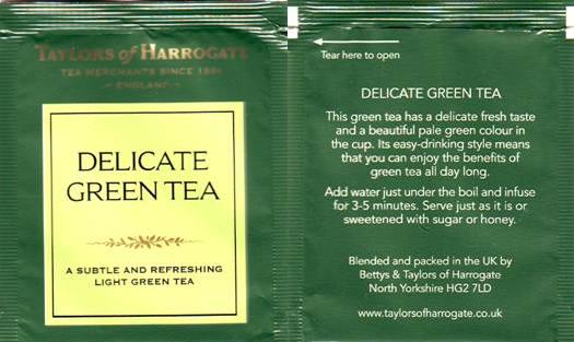 Taylors of Harrogate Delicate Green Tea