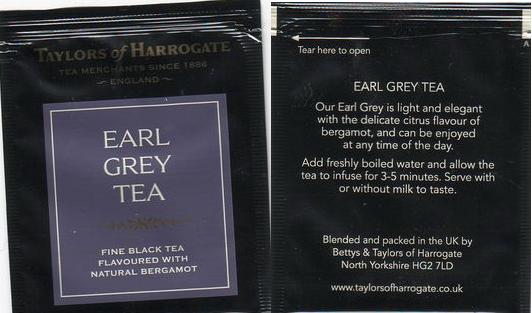 Taylors of Harrogate Earl Grey Tea Foil