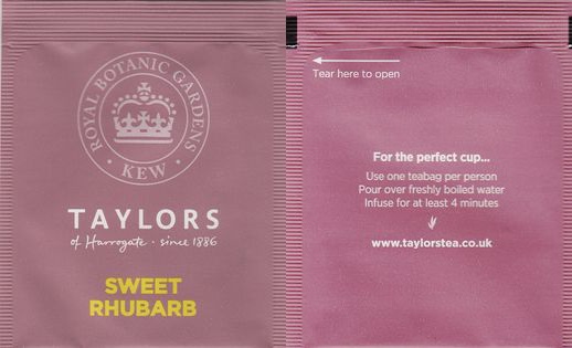 Taylors of Harrogate Sweet Rhubarb